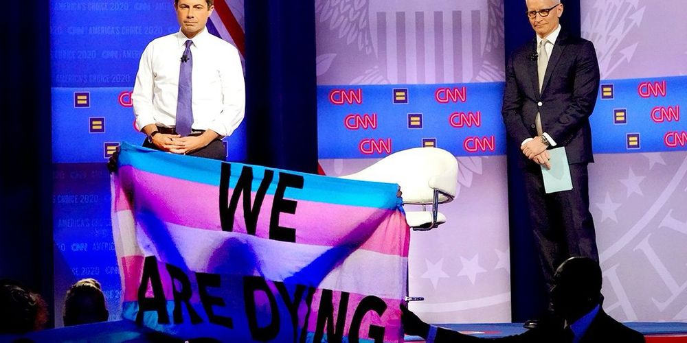 Opinion: By parroting conservatives on sports "fairness," the former secretary of Transportation shouldn't be surprised if trans people and their allies abandon Democrats.