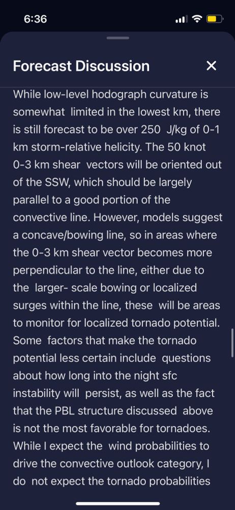 A screenshot of text from a meteorological forecast discussion (4/4)