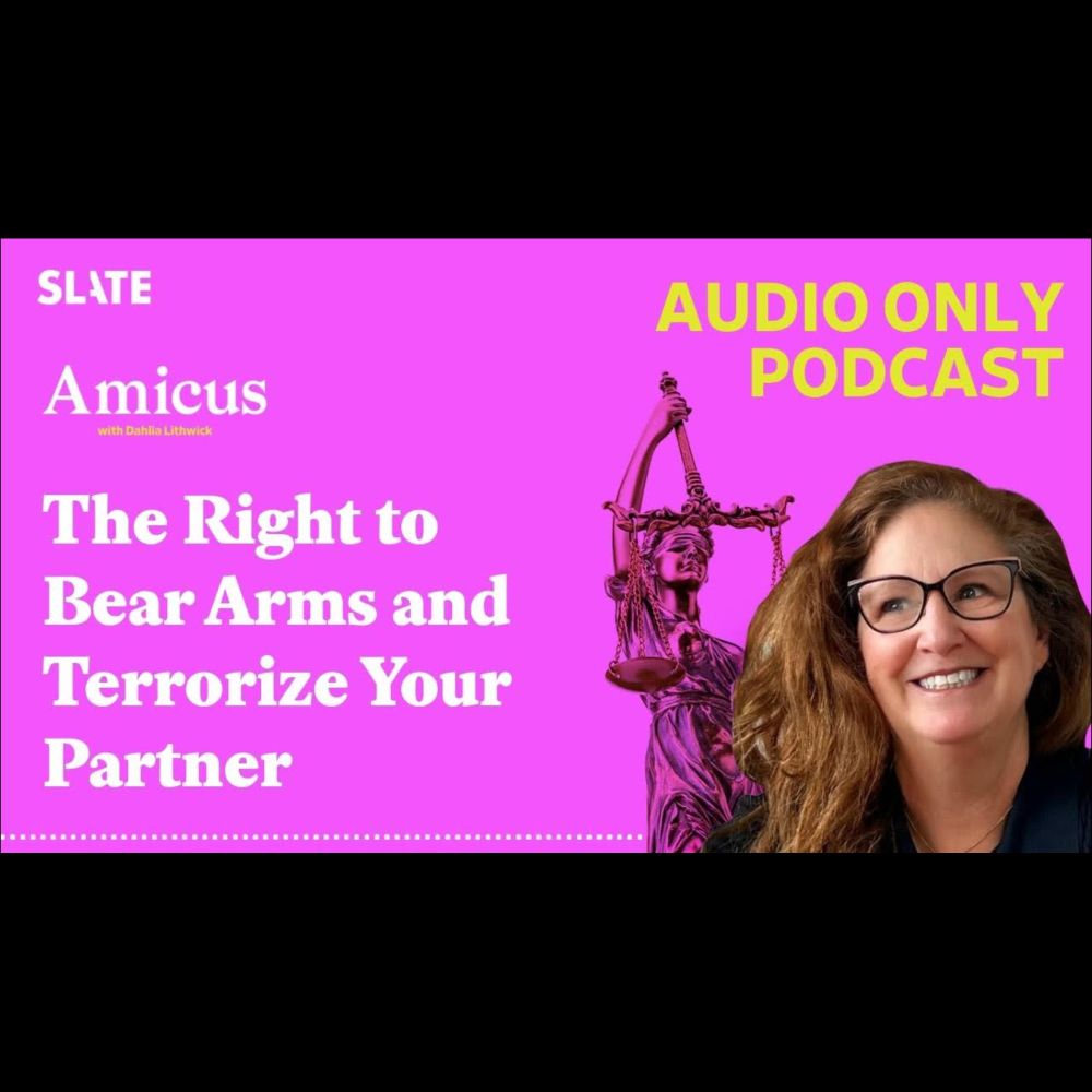 The Right to Bear Arms and Terrorize Your Partner | Amicus With Dahlia Lithwick | Law, justice,...