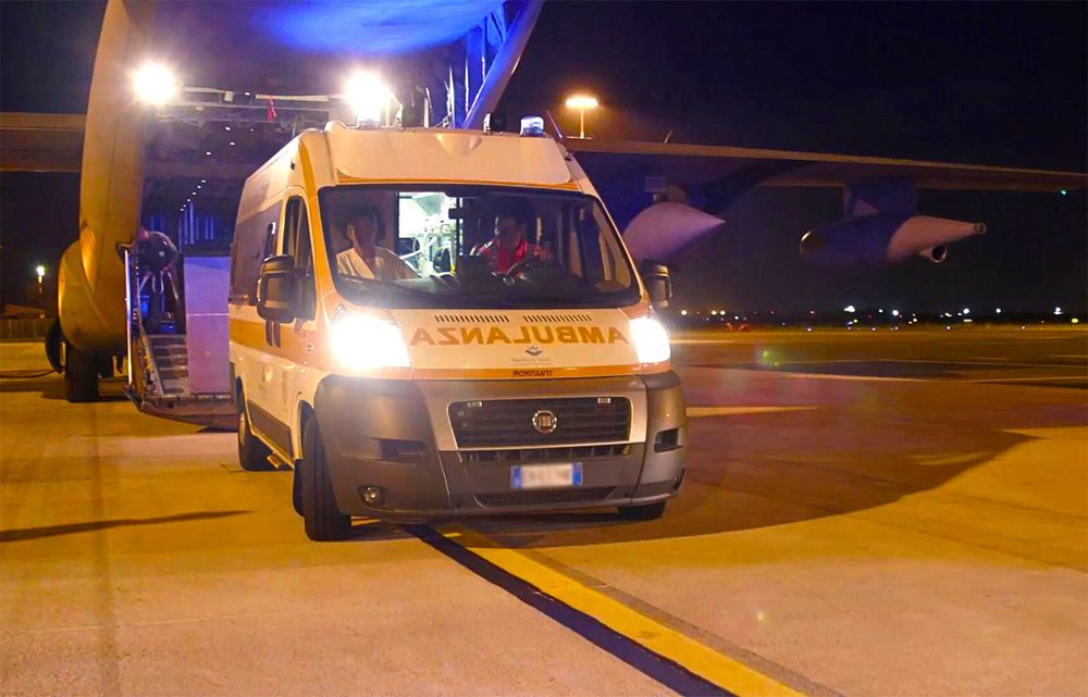 As the Israeli-Hamas conflict continues, three more children arrived in Italy on a military transport plane late Aug. 13 for treatment at the Vatican-owned Bambino Gesù pediatric hospital.