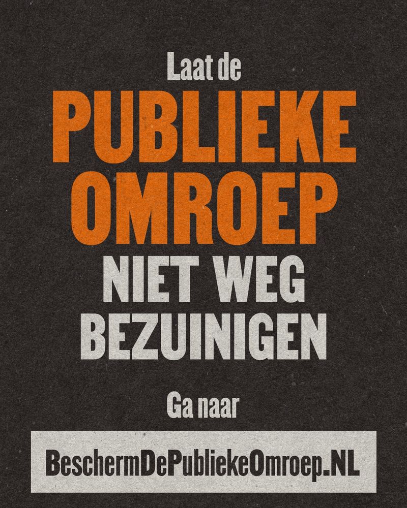 Nederland heeft een sterke, onafhankelijke en verbindende publieke omroep nodig.
