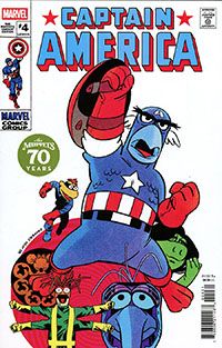 Captain America Vol 11 #4 Cover B Variant Annie Wu Muppets Cover