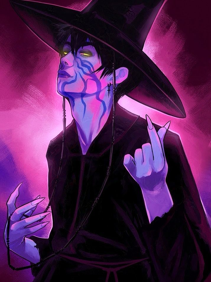 Finished painting of the Saja Boys from K-pop demon hunters in demon form singing “your idol” 