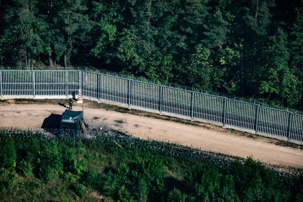 Grenze von Polen zu Belarus. Foto: Jens Oellermann