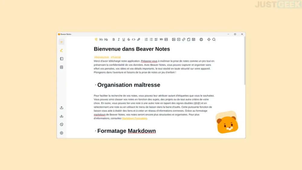 Beaver Notes : une application de prise de notes privée et open source