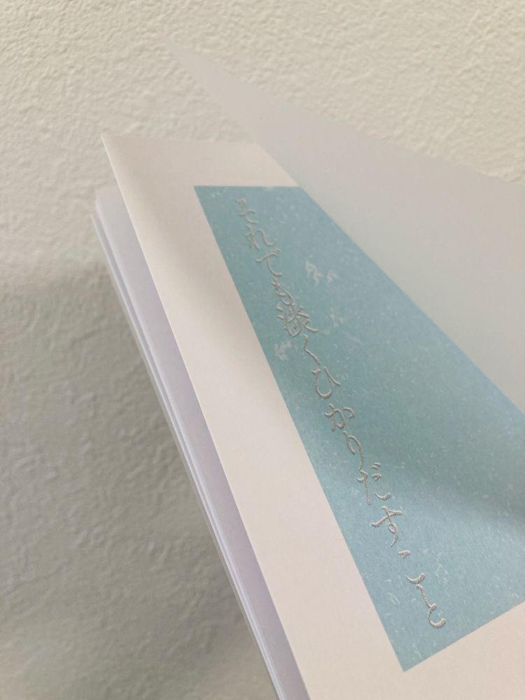 「それでも淡くひかりだすこと」表紙の写真