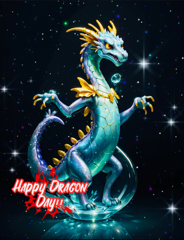 Good Morning!! 🐉
Happy Dragon Day!! 
🐲💙🐲💙🐲
#dragonday
