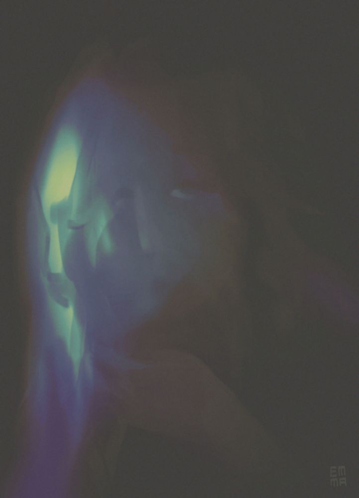 Ghost face (30 min spitpaint)
