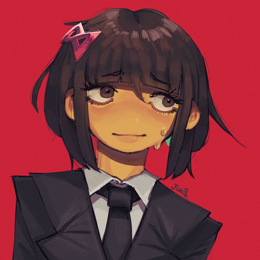 Gigi the anxious news reporter !!
I tried to paint finally after a looong ass time... it turned out great I think! 