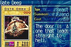 Gate Deeg
Beast/Fiend
Cost 59
The door is one that leads straight to hell.
