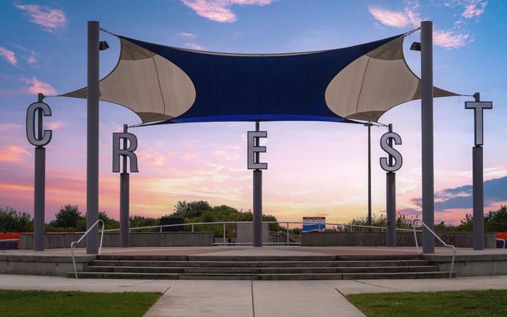 Centennial Park Sign in Wildwood Crest Sunrise by Jason Fink