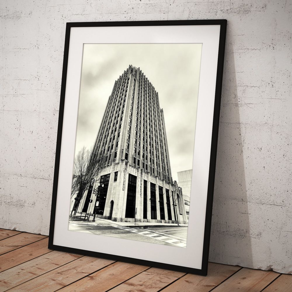 PPL Corporate Building in Allentown - Filmstock Tone Framed Print by Jason Fink