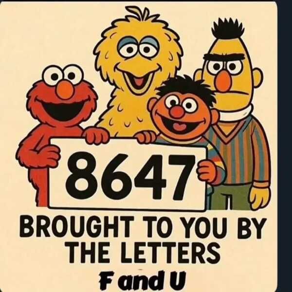 8647 Brought to you by the letters F and U