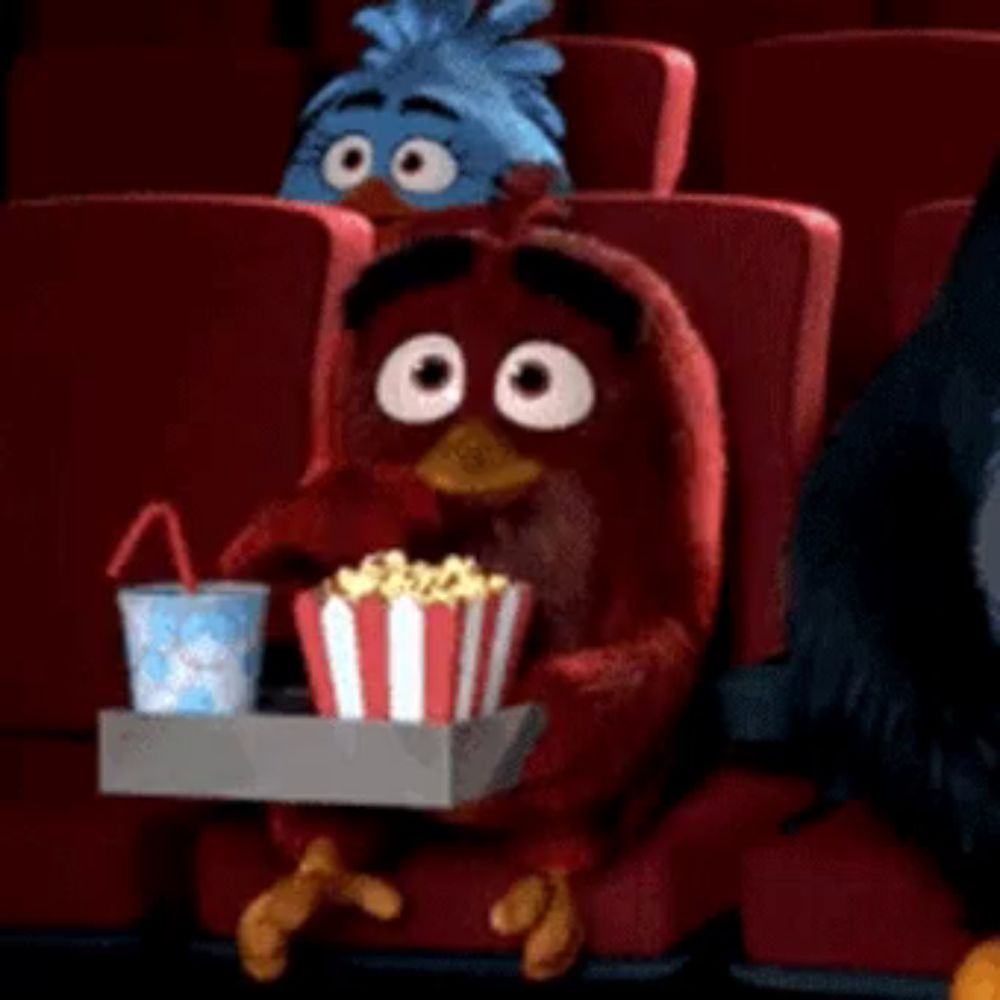 Angry Birds Popcorn GIF