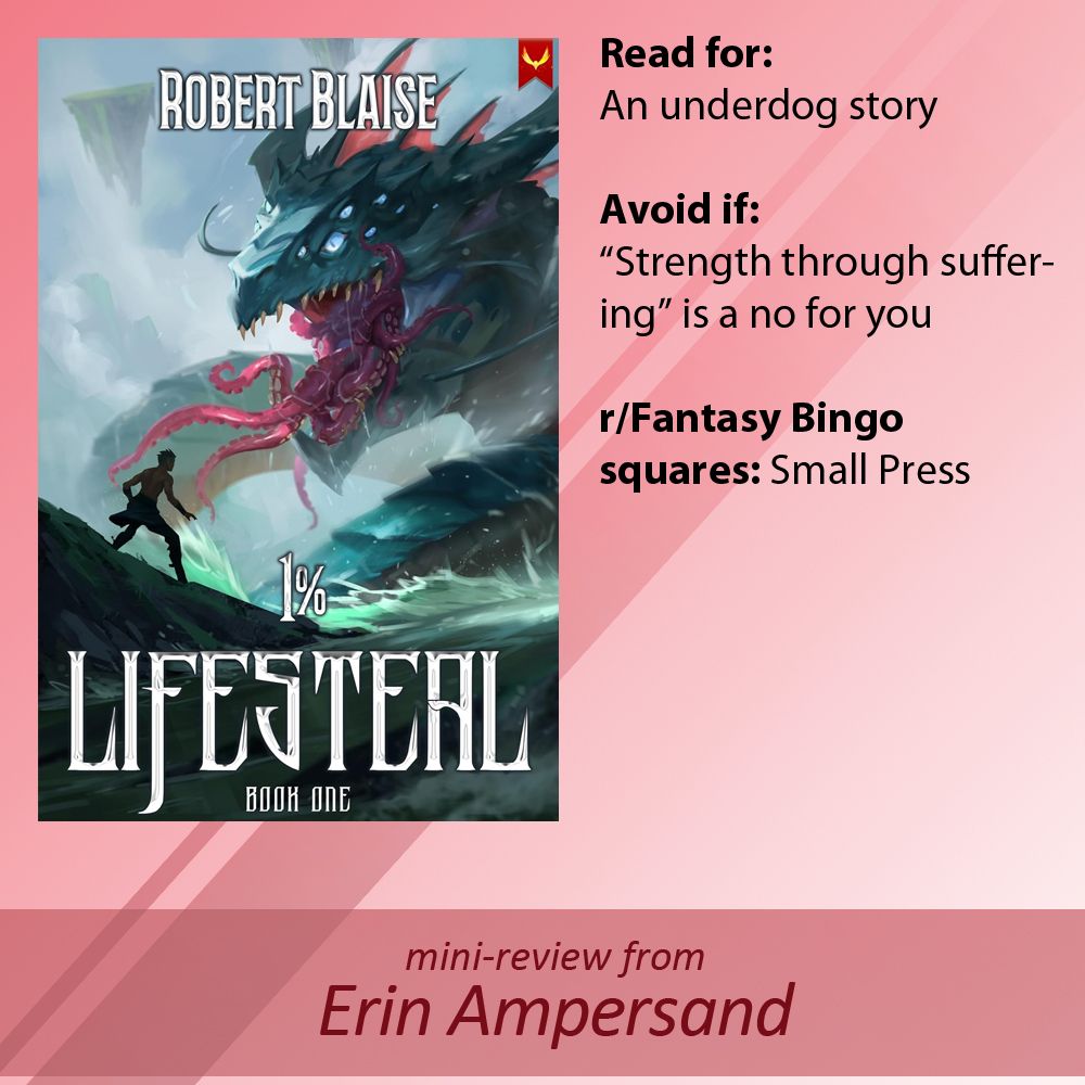 Read for: An underdog story
Avoid if: “strength through suffering” is a no for you
R/Fantasy Bingo squares: Small Press, Published in 2025
