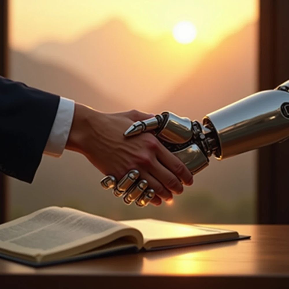 Handshake - AI-Mensch