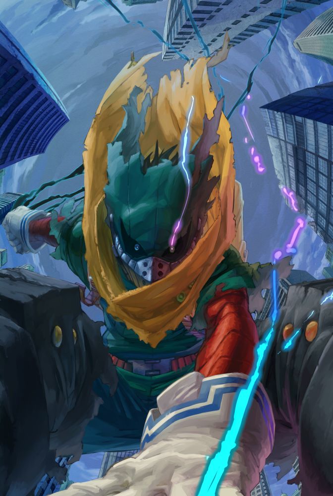 ヒロアカ　ファンアート　緑谷出久(デク)
