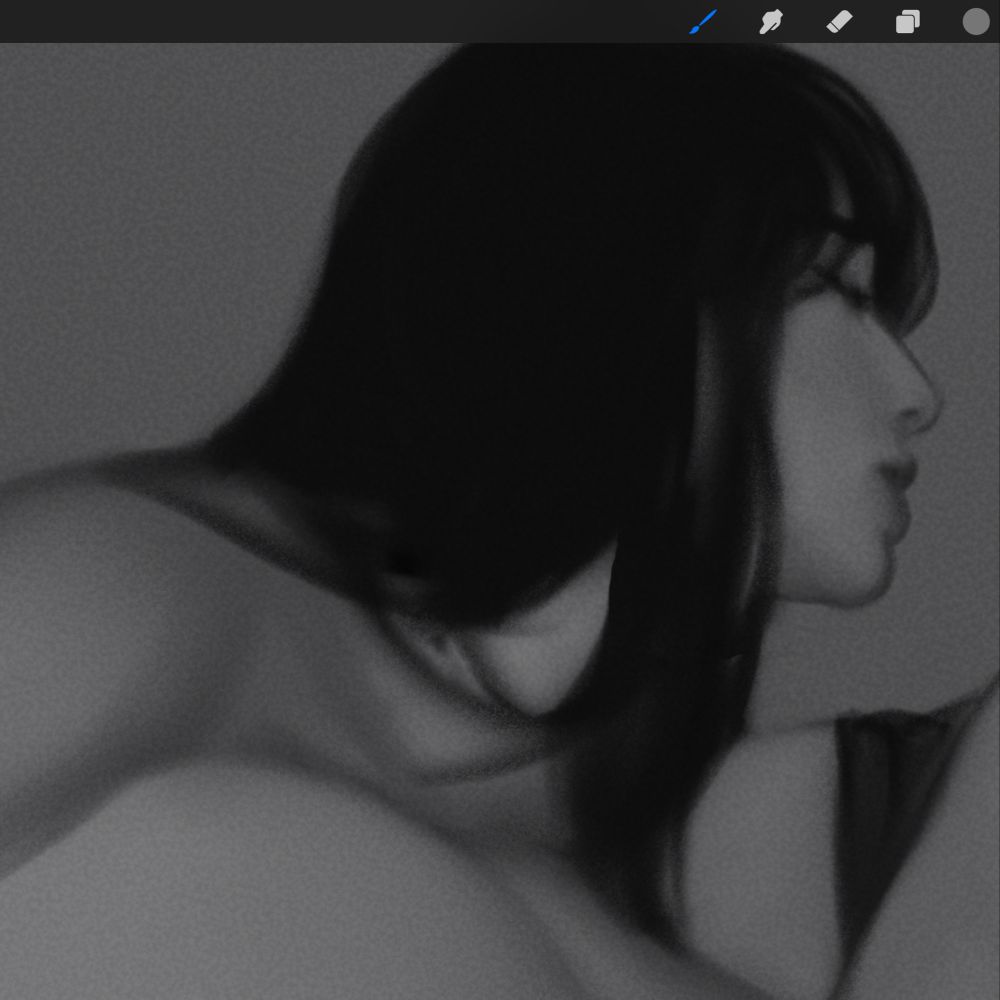 crop of soojin looking at jungha as she pleasures her