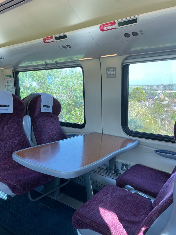 Back in the same unit again as we did Aberzance with, in first class