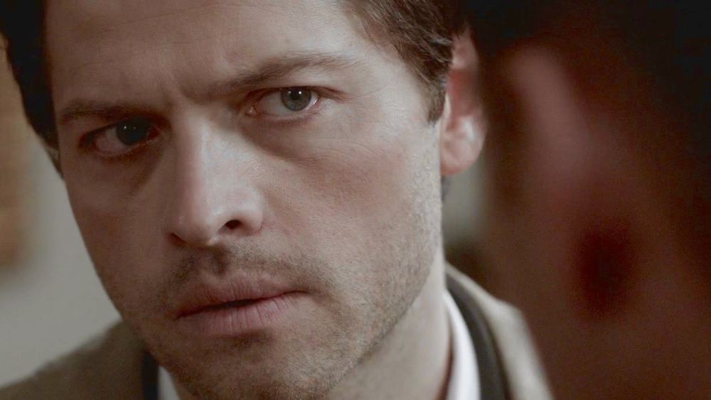 Castiel meeting Dean’s eyes, the green room, Lucifer Rising.