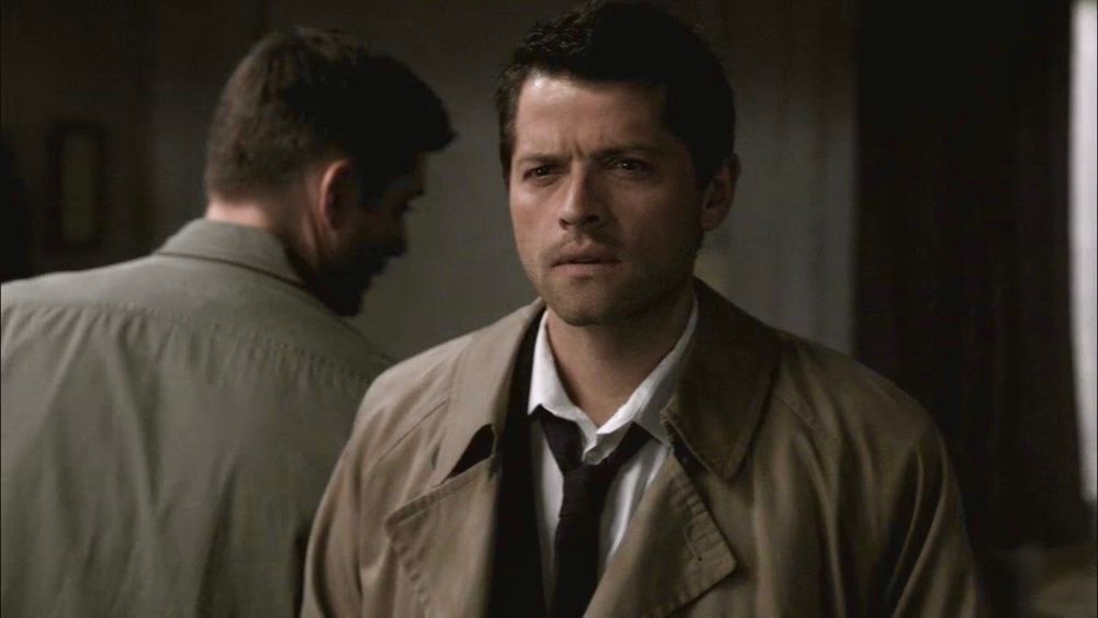 Cas with Dean in the background, Free to be You and Me.