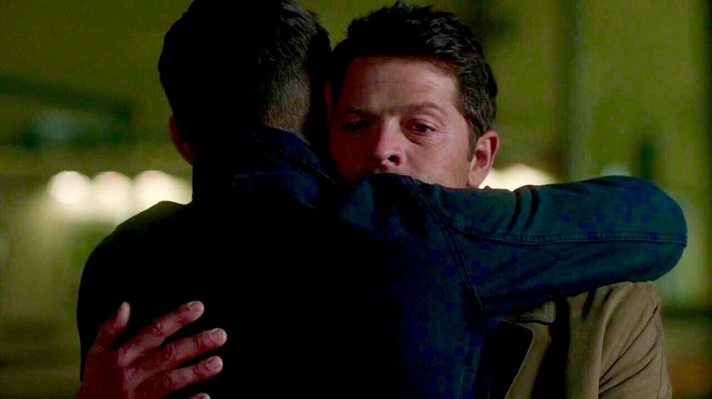 Destiel hug, Tombstone.