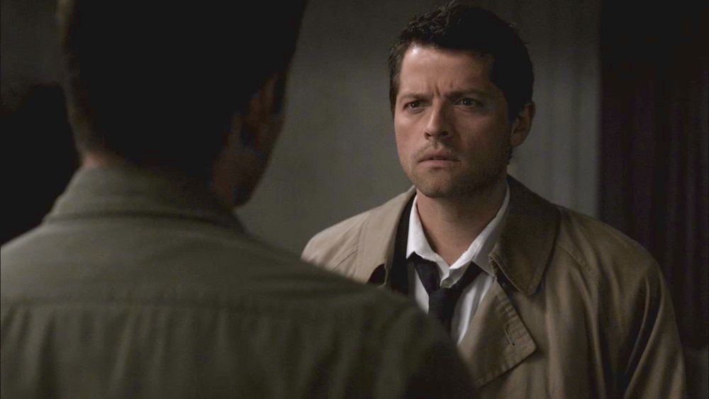 Cas stares at Dean, confused, Free to be You and Me.