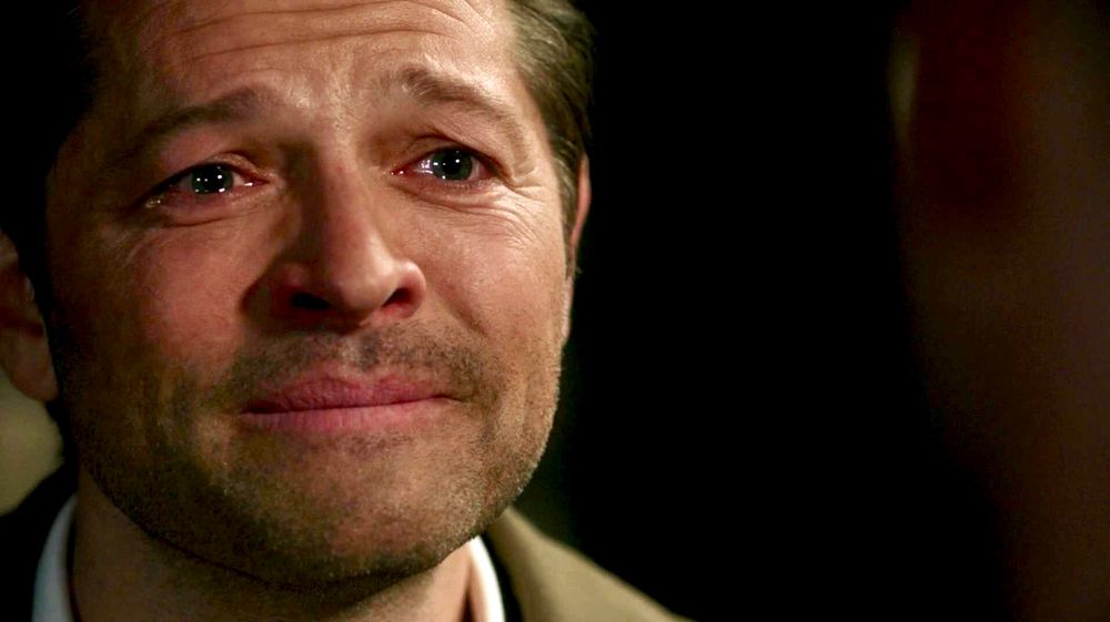 Closeup of Castiel, Despair (The Truth).

“I love you.”