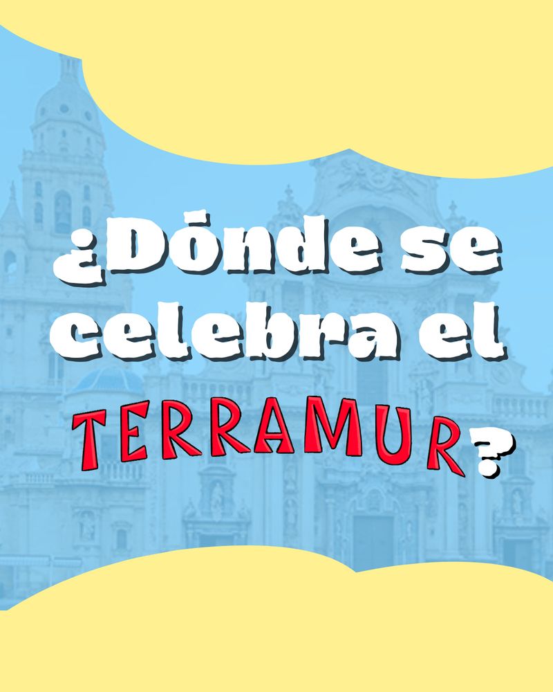 Cartel que dice dónde se celebra el Terramur