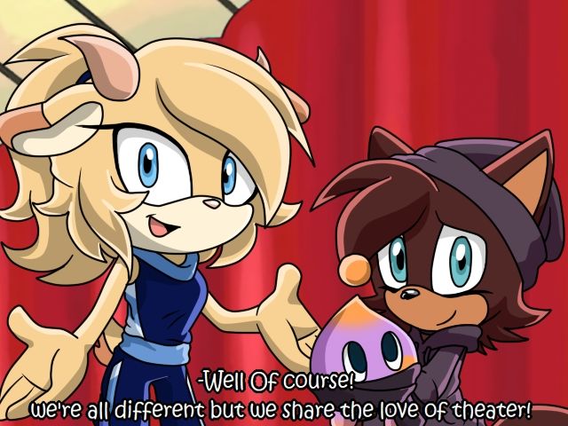 Clover and Cyrus (and a little Chao I gave him)

Oh was Amy and Cream 