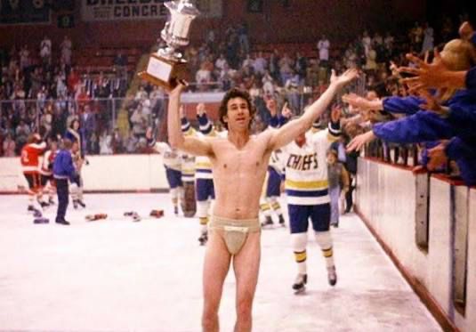 Michael Ontkean skating in his gitch from the movie Slap Shot