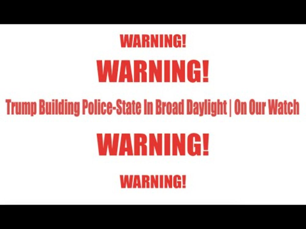 Trump Building Police State In Broad Daylight | On Our Watch