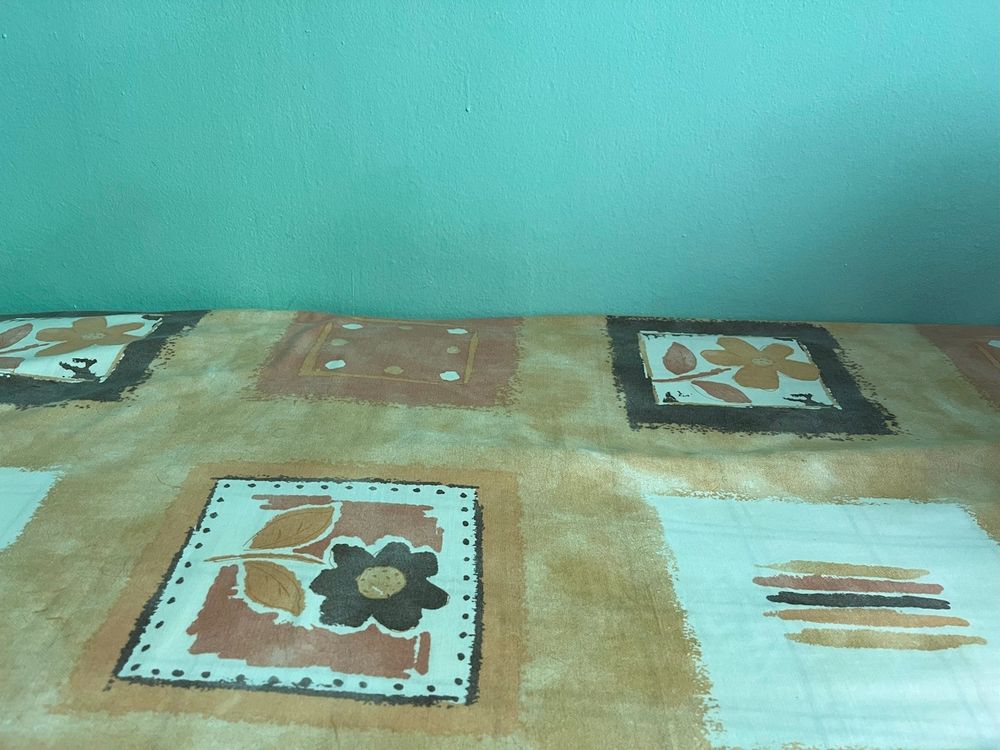 A picture of a nothing, sitting on my bed.