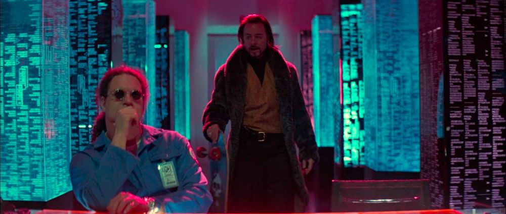 The Plague arrives at the Gibson supercomputer security centre in HACKERS (1995)