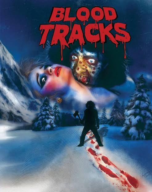 Vinegar Syndrome box art for BLOOD TRACKS (1985)