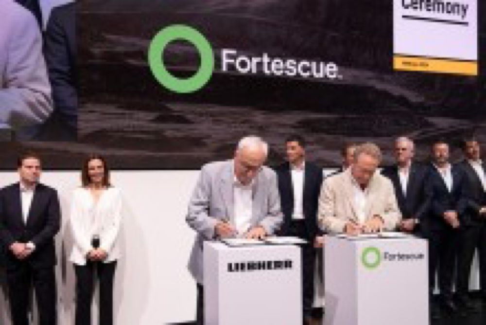 Liebherr und Fortescue auf der MINExpo 2024: Gemeinsam für Zero Emission Mining