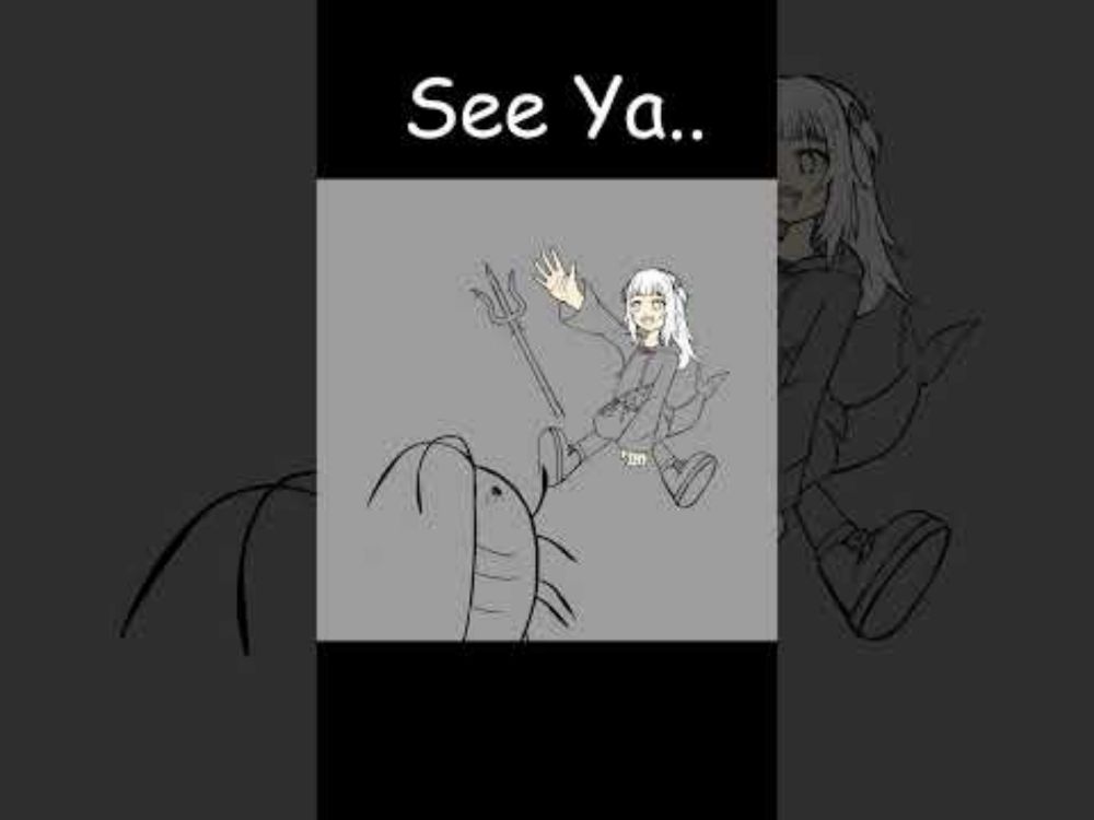 See Ya Gura #speedpaint #hololive #gawrgura