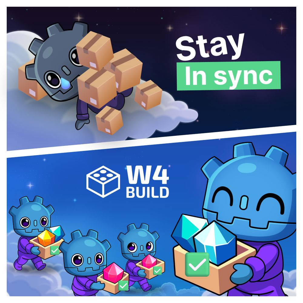 Stay in sync with W4 Build, use it now for free! 