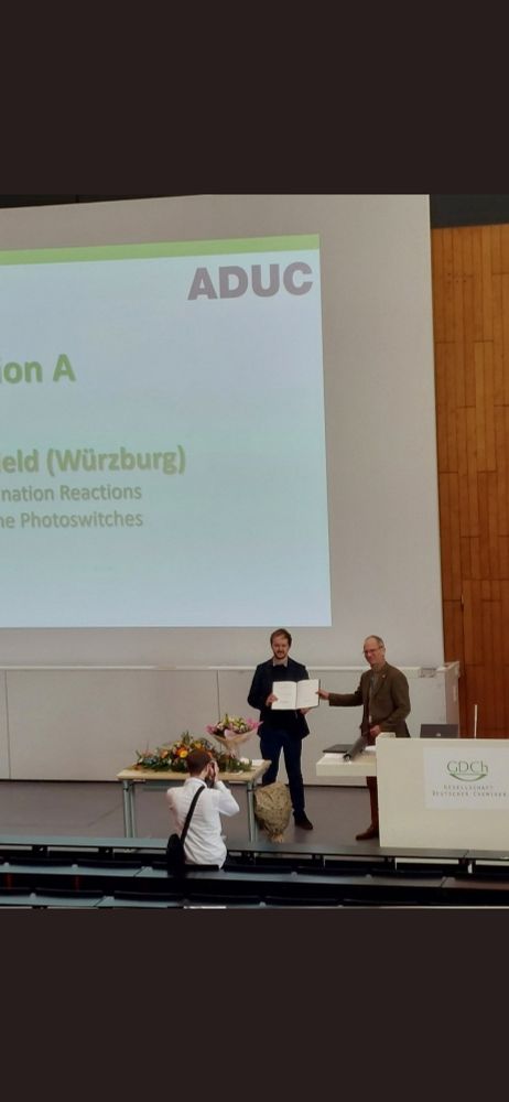 Jake getting an award at the CDT 2025.