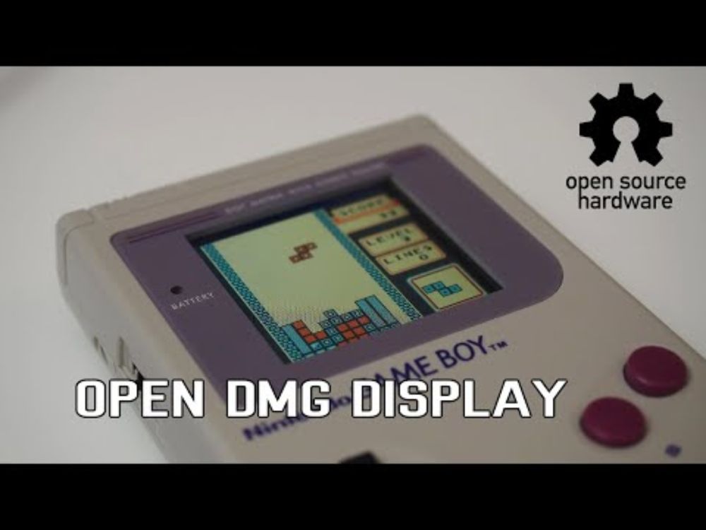 Open DMG Display - An Open TFT Mod for the Original Game Boy (DMG-01) based on the RP2350B