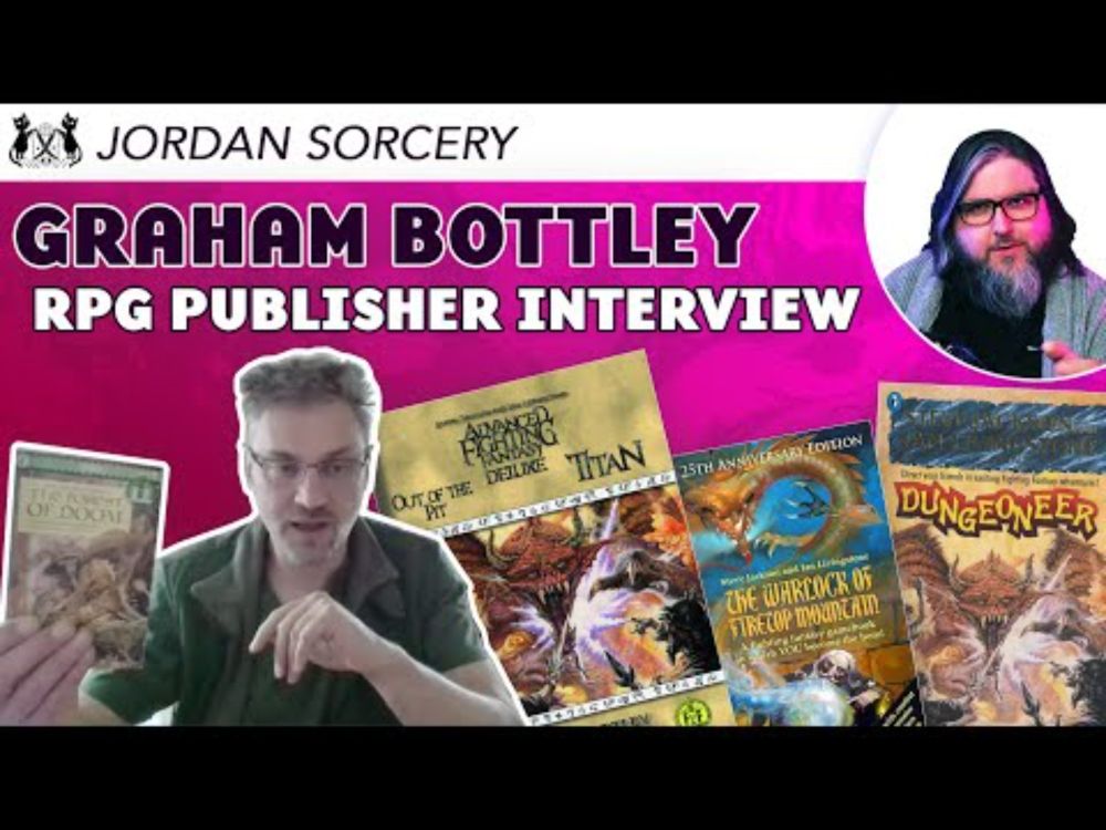 Advanced Fighting Fantasy | Graham Bottley in Conversation with Jordan Sorcery