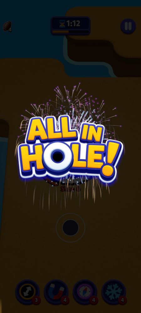 ALL IN
H🔘LE!
logo surrounded by fireworks