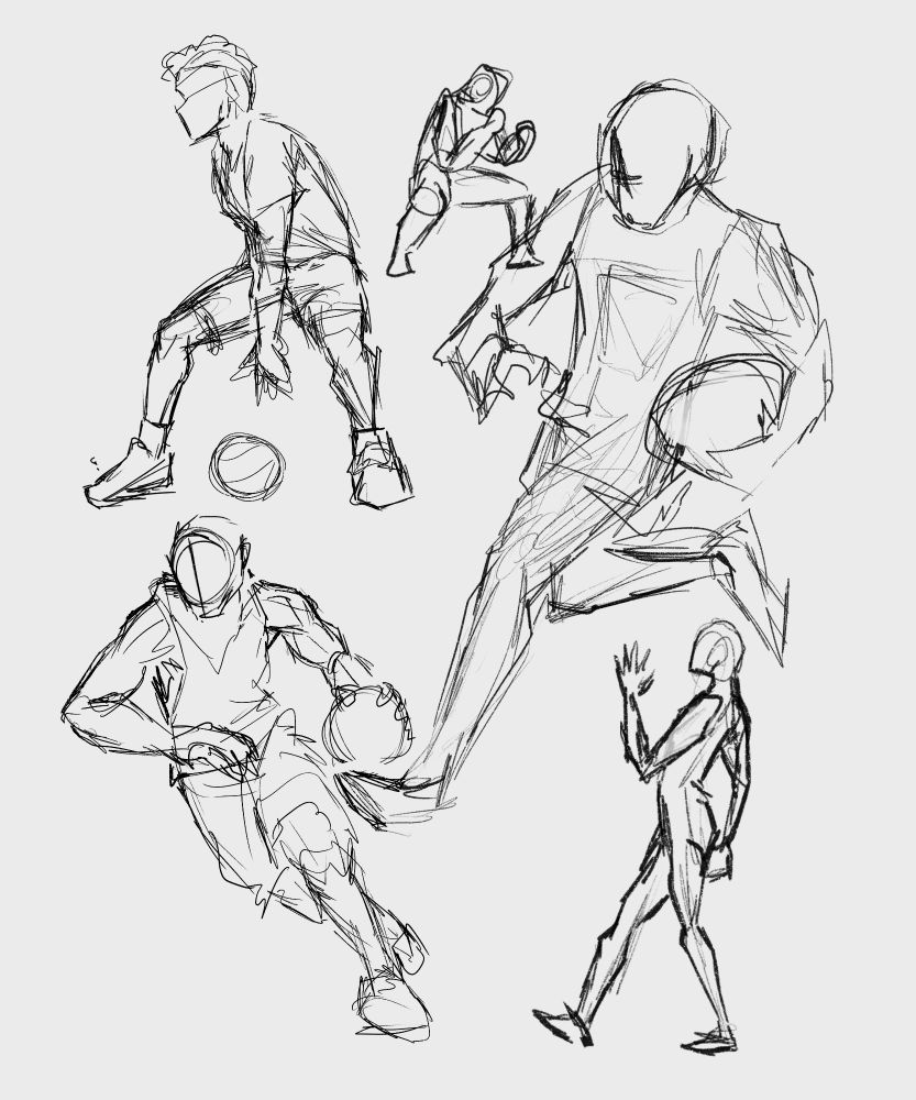 Sport pose reference 