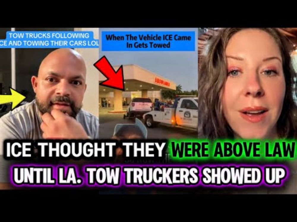 ICE Agents Get TOWED by LA Truckers After Parking Illegally – Instant Karma!