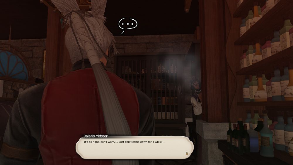 Balaris sticks his head out revealing himself full of soot and with smoke billowing alarmingly behind him.

“It's all right.” ... Vhel can't believe it...