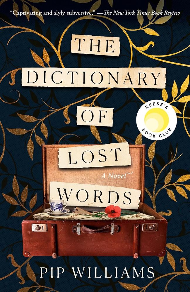 The book cover for The Dictionary of Lost Words, by Pip Williams.