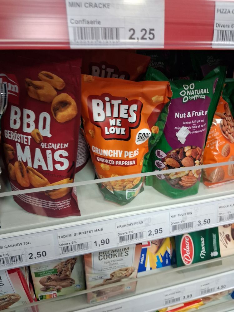 Des pois chiches à croquer "Bites we love" (on me fera pas croire que c'est pas fait exprès 🙄)