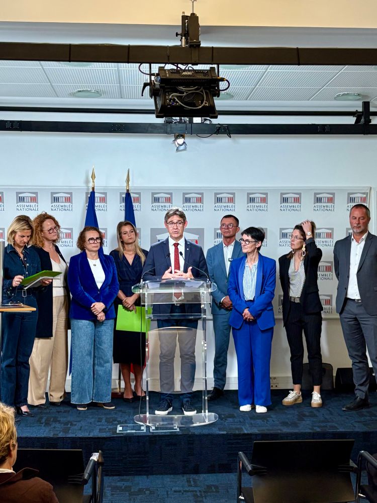 Conférence de presse du groupe transpartisan.