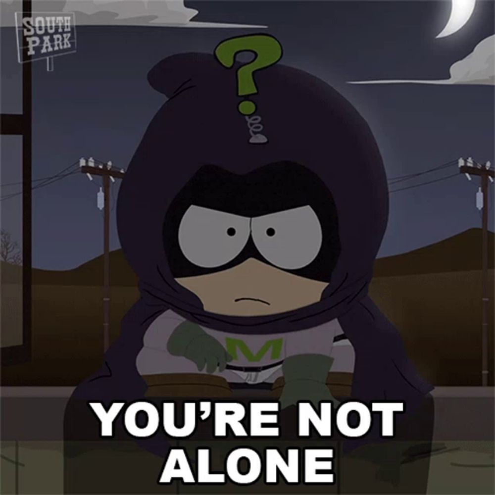 Youre Not Alone Mysterion GIF