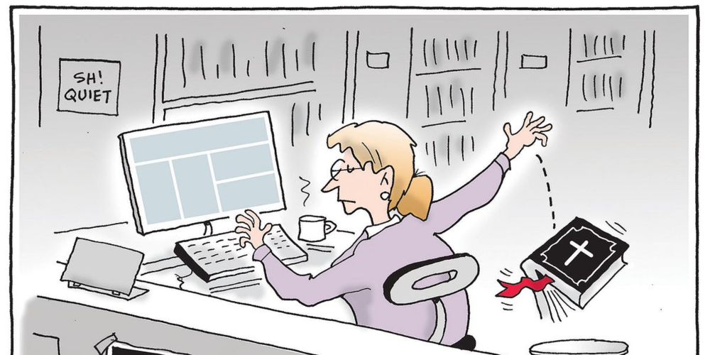 Cartoons on “woke” books, trade war, Gaza, Kamala Harris, and more!